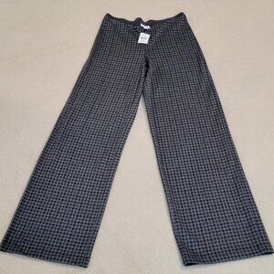 JJill Ponte full-leg checkered pants, size XS